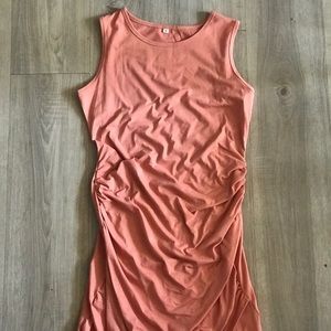Leith-A like fitted dress Coral